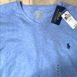 NWT men’s Polo vneck tshirt